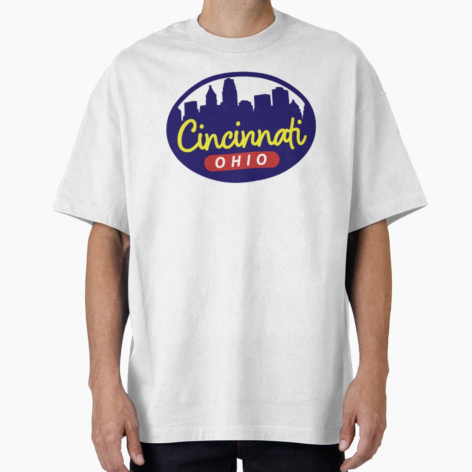 Cincinnati Skyline T-Shirt - Streetwear Style Men Women - T-Shirt, Sweatshirt, Hoodie