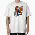 Aggressive Tiger Baseball Pitcher T-Shirt - Aesthetic Graphic Men Women - T-Shirt, Sweatshirt, Hoodie