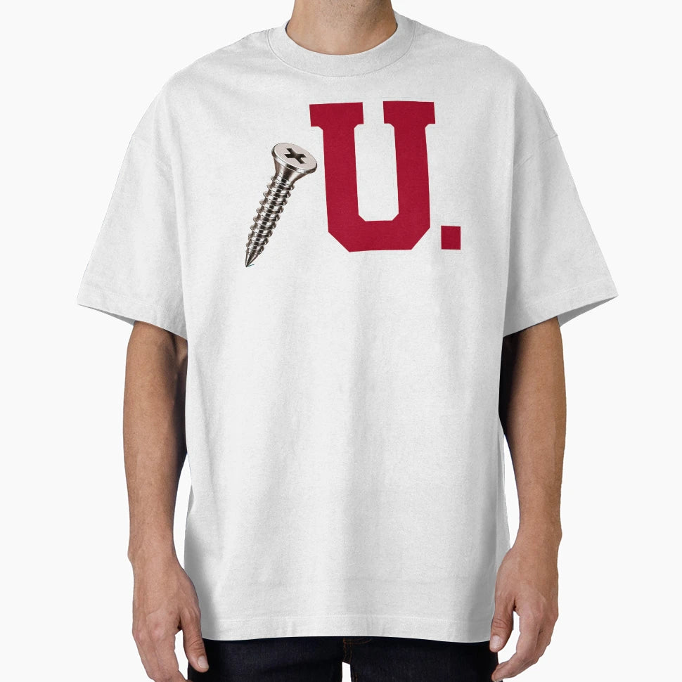 Screw U Collection Crimson White T-Shirt - Aesthetic Graphic Men Women - T-Shirt, Sweatshirt, Hoodie