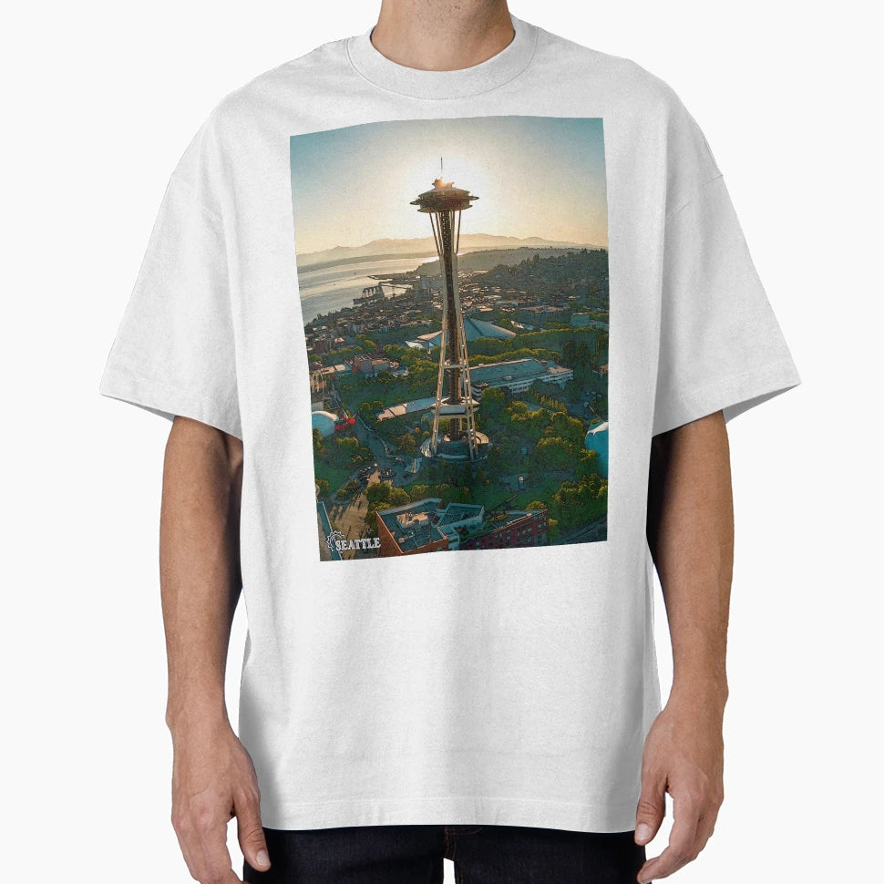Seattle Usa City T-Shirt - Unique Graphic for Adults - T-Shirt, Sweatshirt, Hoodie