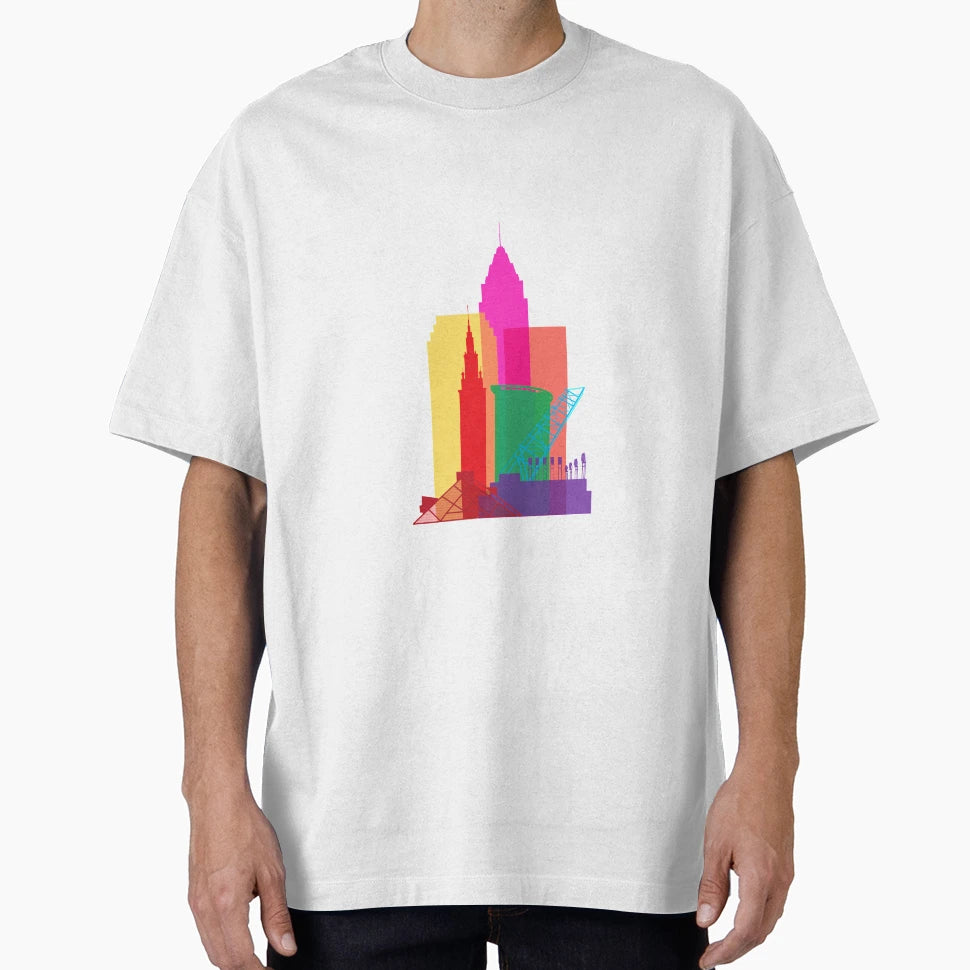 Cle Skyline T-Shirt - Aesthetic Graphic Men Women - T-Shirt, Sweatshirt, Hoodie