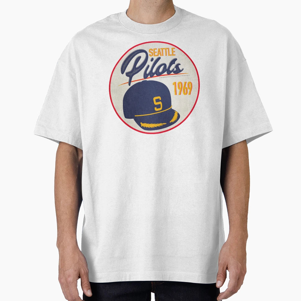 Seattle Pilots Hat 1969 T-Shirt - Custom Art Print for Adults - T-Shirt, Sweatshirt, Hoodie