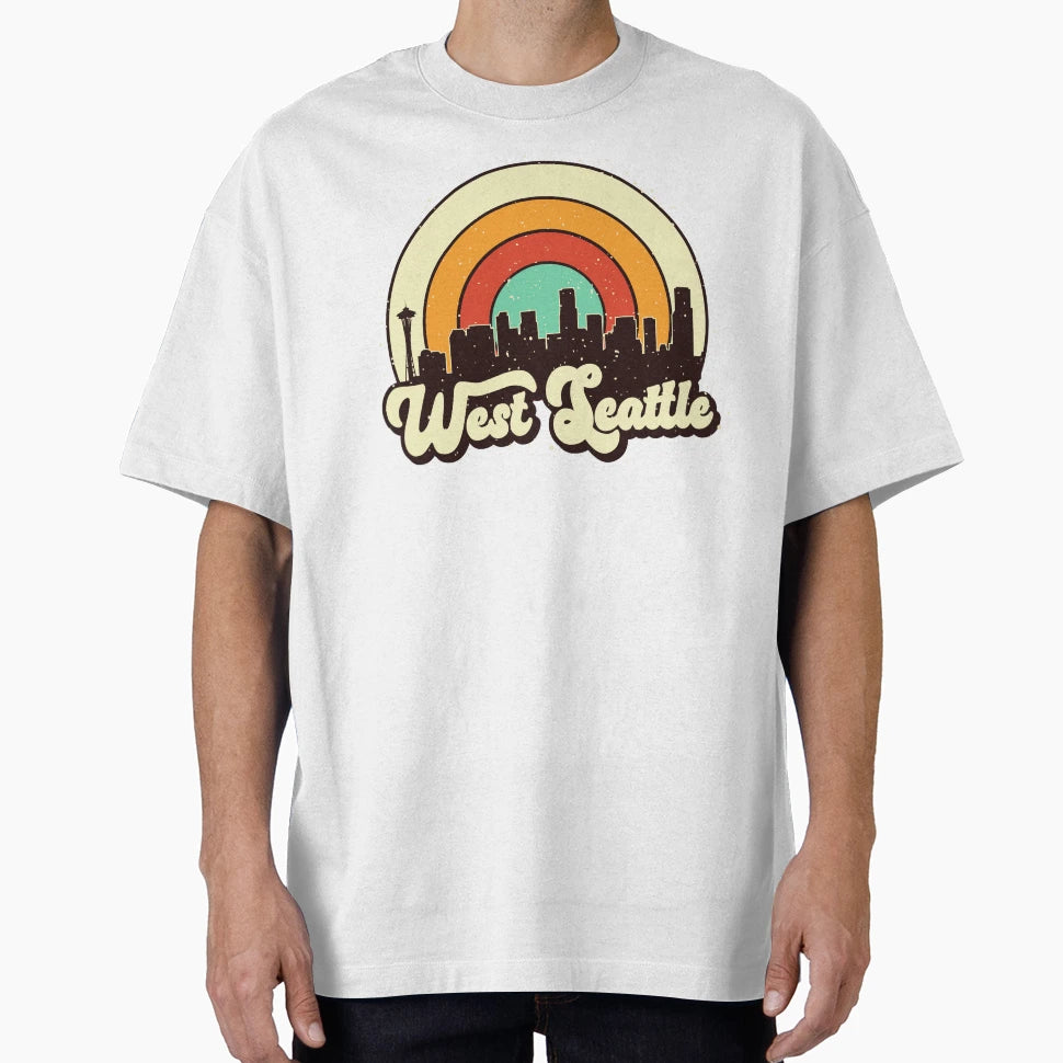 West Seattle Sunrise T-Shirt - Fun Novelty Design Unisex - T-Shirt, Sweatshirt, Hoodie