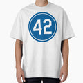 Jackie Robinson 42 Jersey Number T-Shirt - Graphic Print Unisex - T-Shirt, Sweatshirt, Hoodie