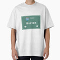 Boston Highway Exit Sign T-Shirt - Trendy Graphic for Adults - T-Shirt, Sweatshirt, Hoodie