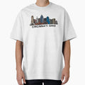 Cincinnati Skyline T-Shirt - Trendy Graphic Unisex - T-Shirt, Sweatshirt, Hoodie
