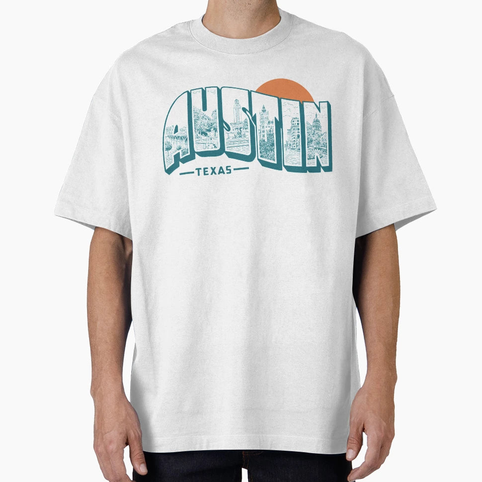 Austin Texas T-Shirt - Aesthetic Graphic for Adults - T-Shirt, Sweatshirt, Hoodie