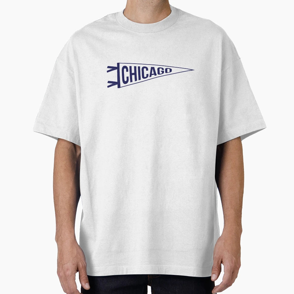 Chicago Pennant T-Shirt - Fun Novelty Design for Adults - T-Shirt, Sweatshirt, Hoodie