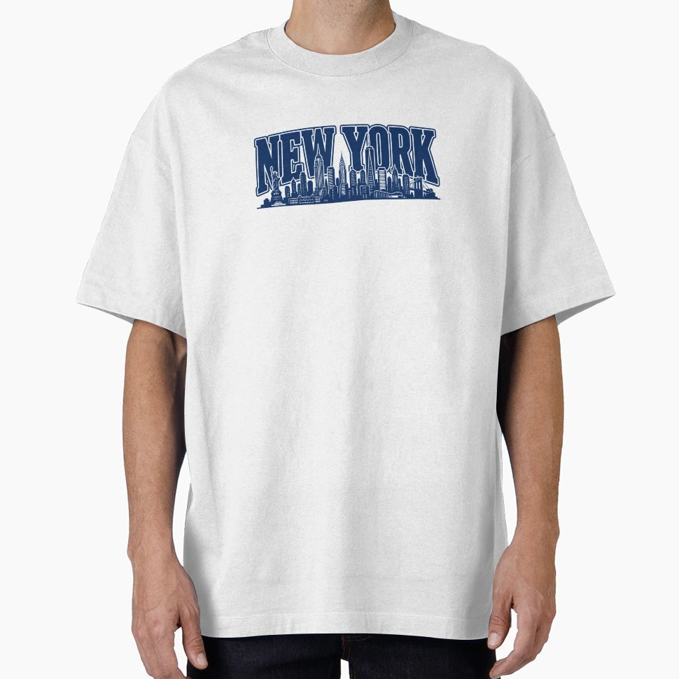 New York Skyline Blue Nyc T-Shirt - Streetwear Style Unisex - T-Shirt, Sweatshirt, Hoodie