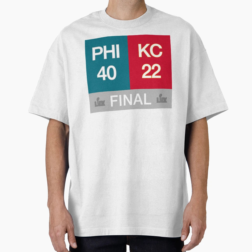 Phi 40 Kc 22 Super Bowl Lix 40 22 T-Shirt - Aesthetic Graphic for Adults - T-Shirt, Sweatshirt, Hoodie