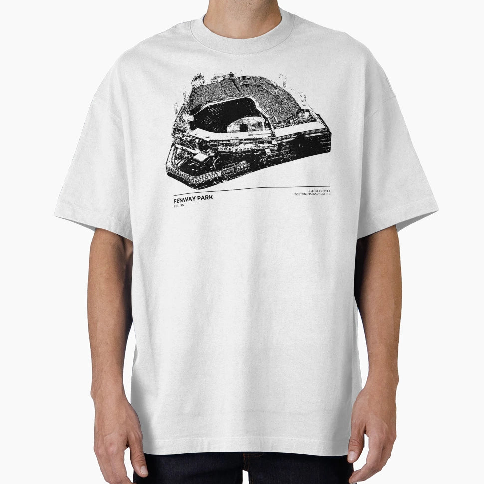Fenway Park T-Shirt - Custom Art Print Men Women - T-Shirt, Sweatshirt, Hoodie