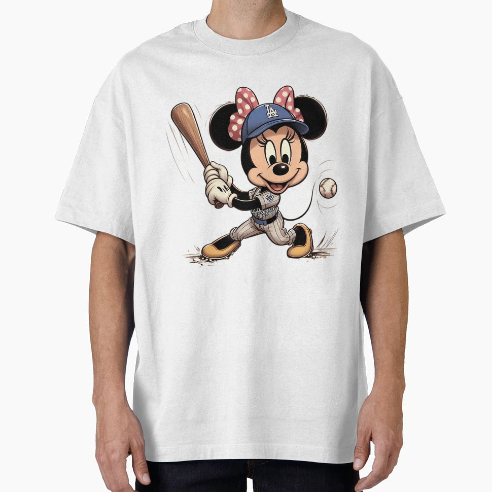 Minnie Mouse Strikes Out T-Shirt - Casual Everyday Wear Men Women - T-Shirt, Sweatshirt, Hoodie