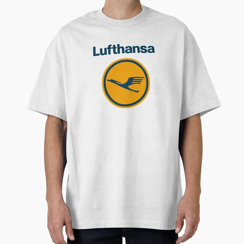Pixelated Lufthansa Airlines Airline T-Shirt - Trendy Graphic Unisex - T-Shirt, Sweatshirt, Hoodie