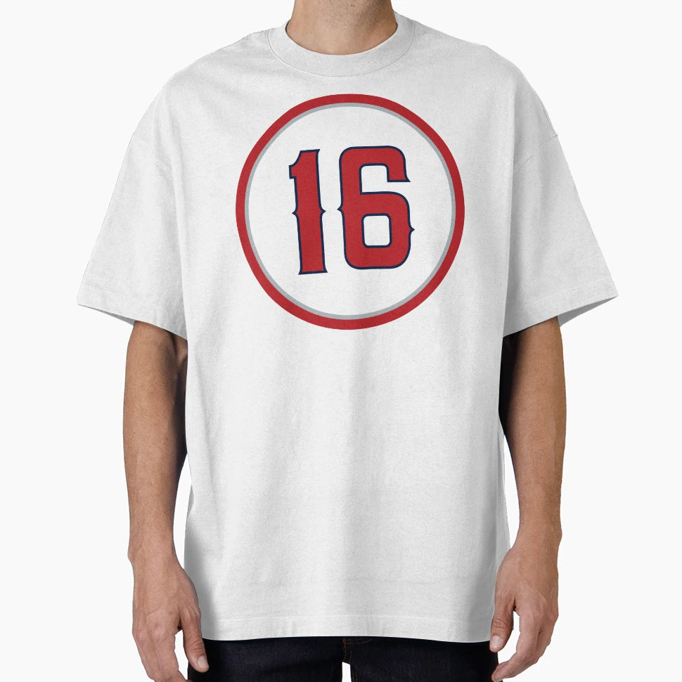 Garret Anderson 16 Jersey Number T-Shirt - Custom Art Print for Adults - T-Shirt, Sweatshirt, Hoodie