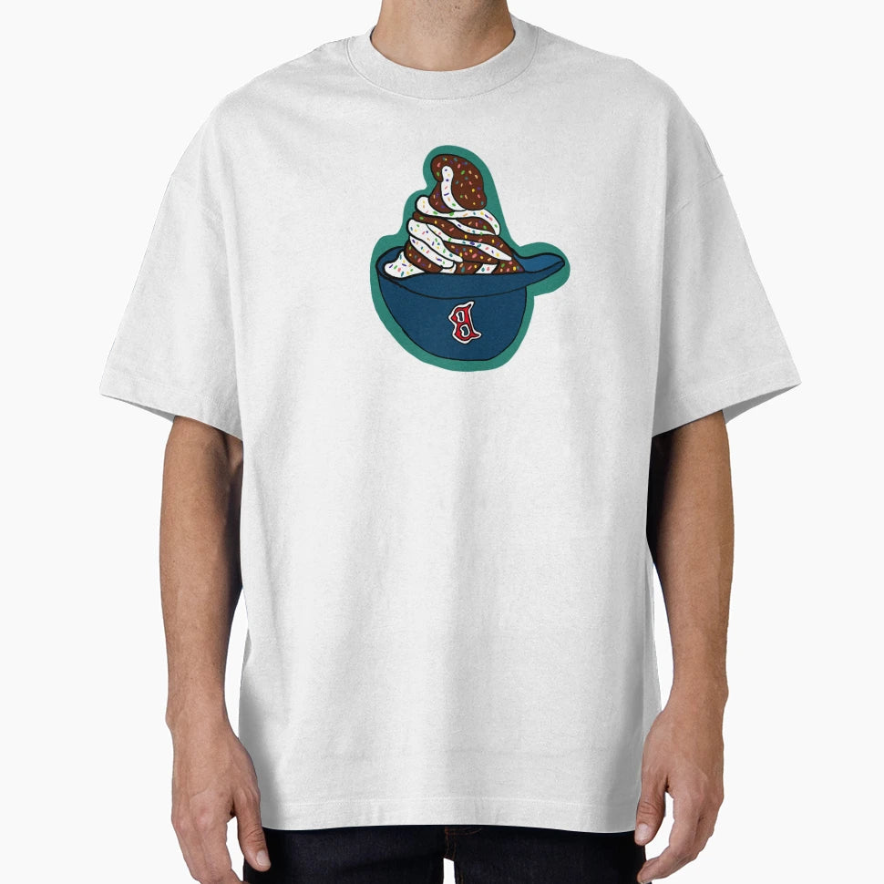 Red Sox Ice Cream T-Shirt - Casual Everyday Wear Unisex - T-Shirt, Sweatshirt, Hoodie