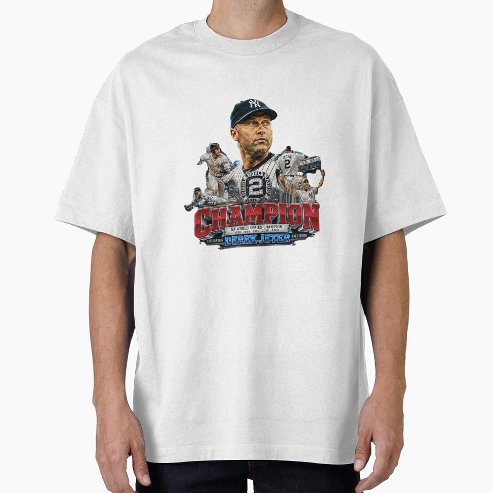 Derek Jeter Championship Legacy Captain T-Shirt - Aesthetic Graphic Unisex - T-Shirt, Sweatshirt, Hoodie