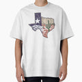Texas Flag Icon Color T-Shirt - Fun Novelty Design Men Women - T-Shirt, Sweatshirt, Hoodie