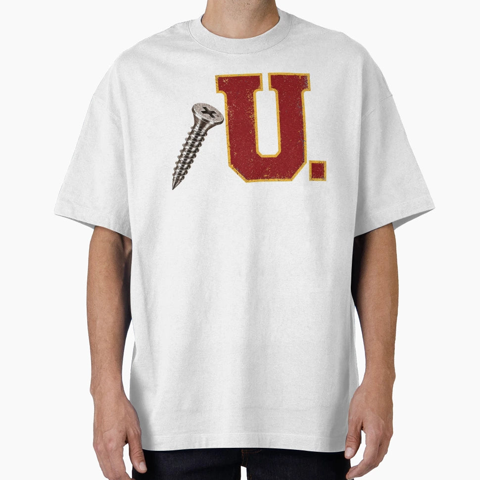 Screw U Collection Cardinal Gold T-Shirt - Minimalist Print for Adults - T-Shirt, Sweatshirt, Hoodie