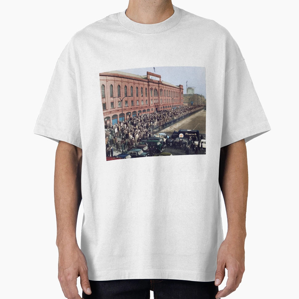 Old Ibrox T-Shirt - Custom Art Print for Adults - T-Shirt, Sweatshirt, Hoodie