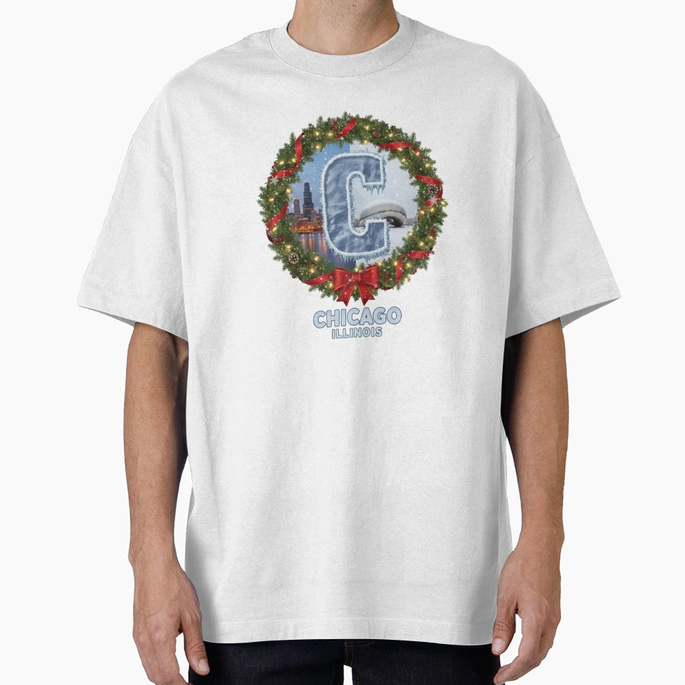 Chicago Winter Badge Frostline Blizzard T-Shirt - Trendy Graphic Unisex - T-Shirt, Sweatshirt, Hoodie
