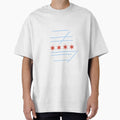 Kord Runway Map Chicago Flag T-Shirt - Streetwear Style Unisex - T-Shirt, Sweatshirt, Hoodie