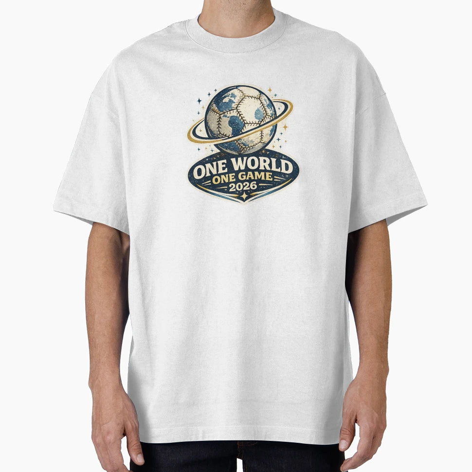 One World One Game 2026 Soccer Globe T-Shirt - Minimalist Print for Adults - T-Shirt, Sweatshirt, Hoodie