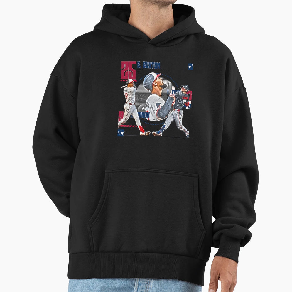 Byron Buxton Minnesota Baseball Squad 2 Hoodie - Graphic Print for Adults - T-Shirt, Sweatshirt, Hoodie