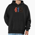 San Francisco 415 Hoodie - Trendy Graphic for Adults - T-Shirt, Sweatshirt, Hoodie
