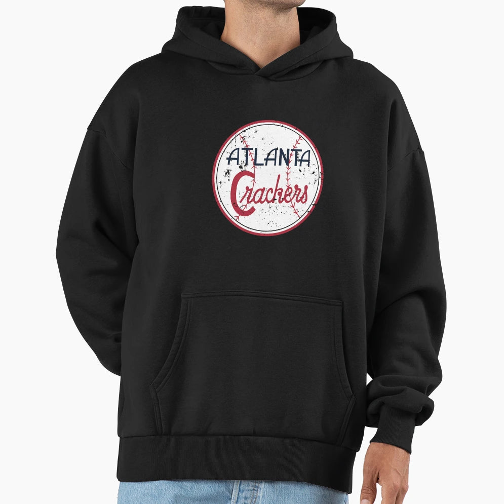 Atlanta Crackers Defunct Baseball Hoodie - Fun Novelty Design Men Women - T-Shirt, Sweatshirt, Hoodie
