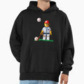 Baseball Player Lego Figure Hoodie - Minimalist Print for Adults - T-Shirt, Sweatshirt, Hoodie