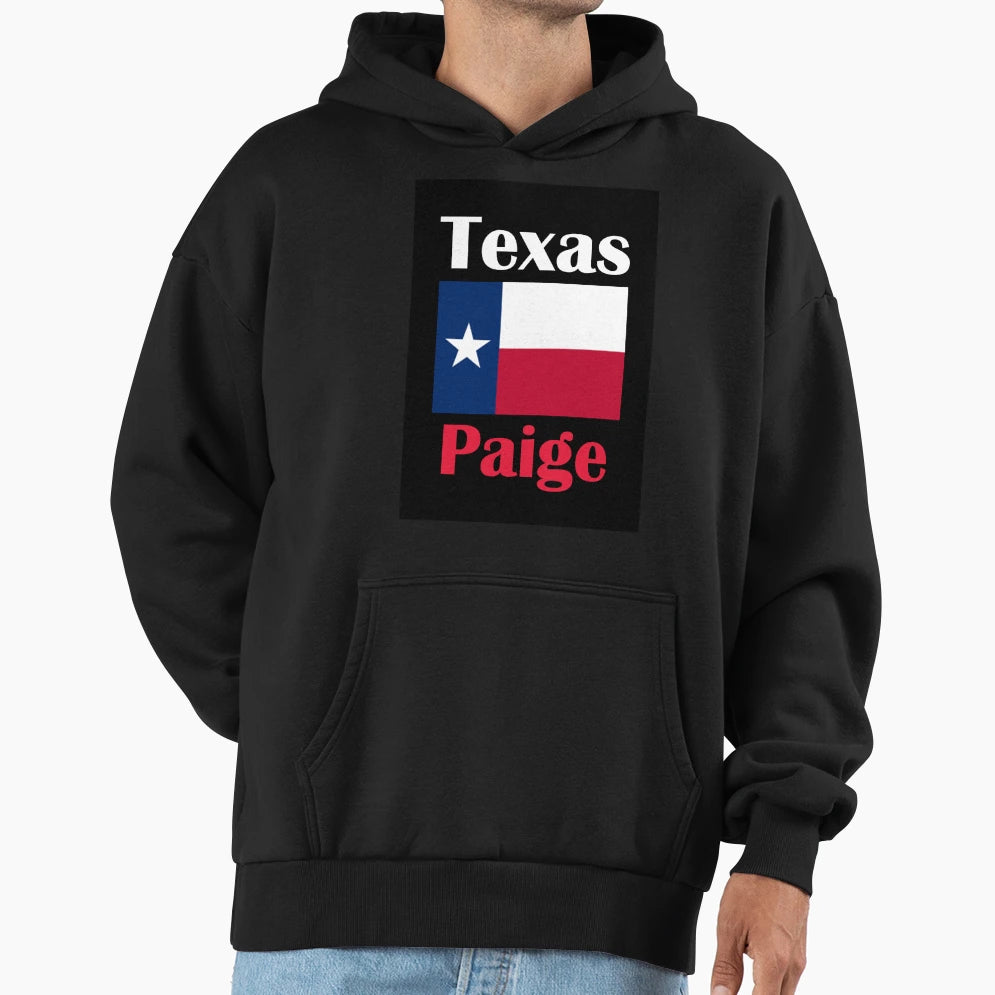 Paige Tx Hoodie - Graphic Print Unisex - T-Shirt, Sweatshirt, Hoodie