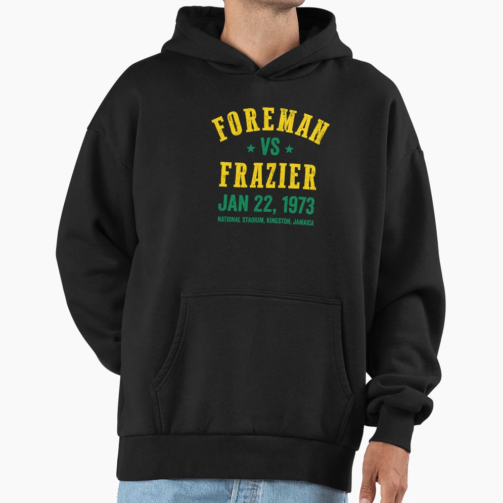 Foreman Vs Frazier Boxing T-Shirt - Fun Novelty Design Men Women - T-Shirt, Sweatshirt, Hoodie