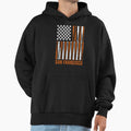 San Francisco Baseball American Flag Hoodie - Unique Graphic for Adults - T-Shirt, Sweatshirt, Hoodie