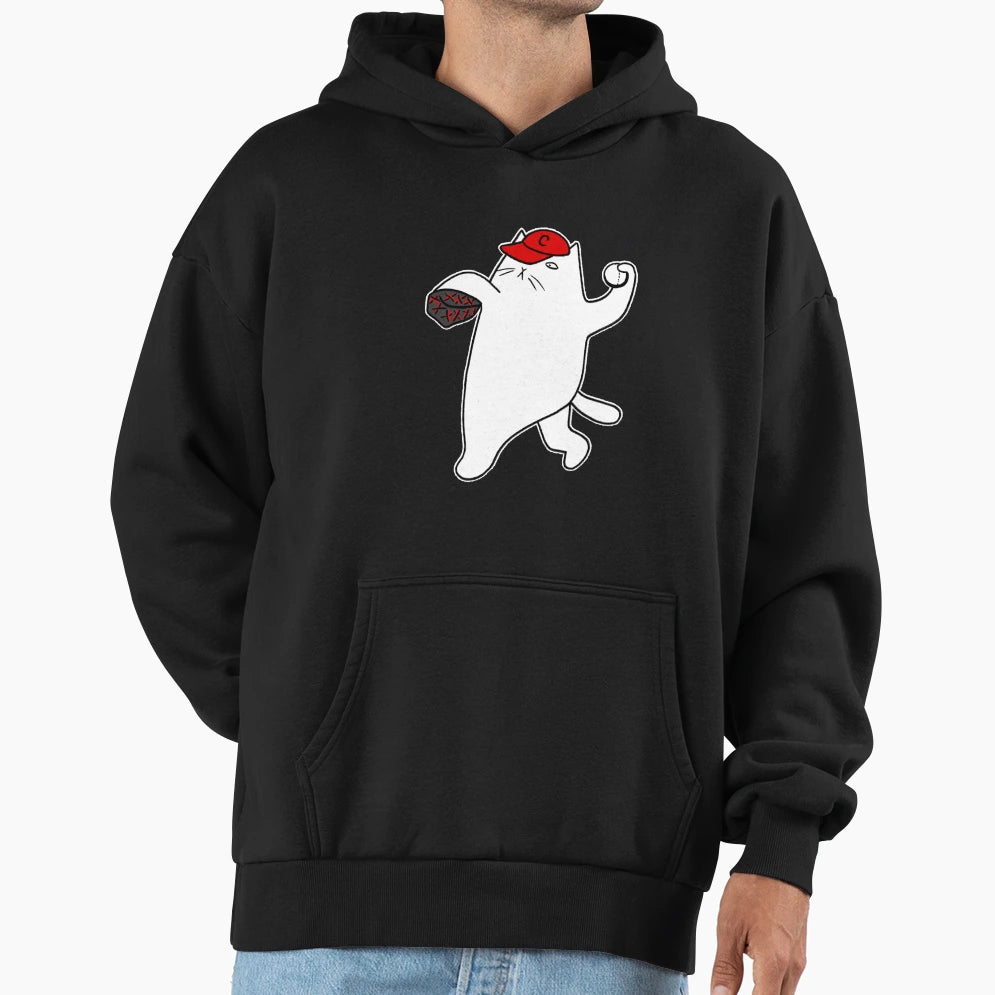 Pitcher Hoodie - Trendy Graphic for Adults - T-Shirt, Sweatshirt, Hoodie