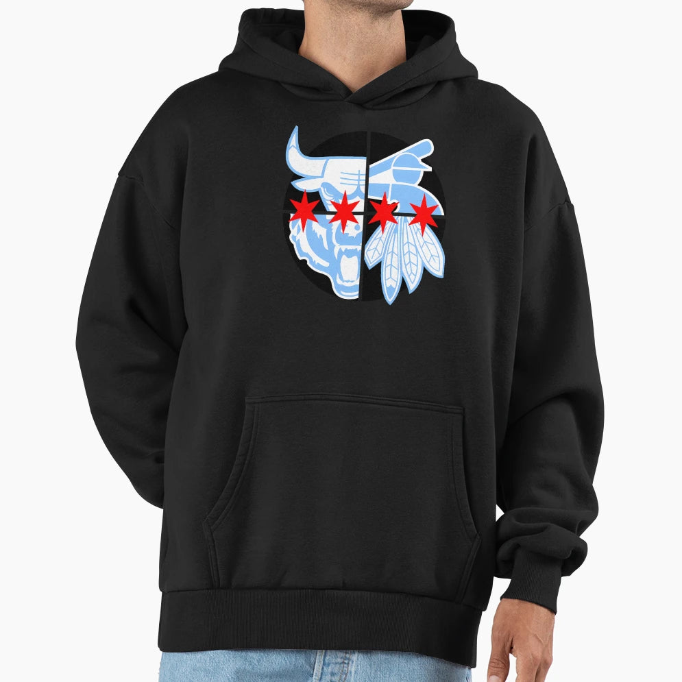 Chicago Southside Stars Sports Hoodie - Casual Everyday Wear Men Women - T-Shirt, Sweatshirt, Hoodie