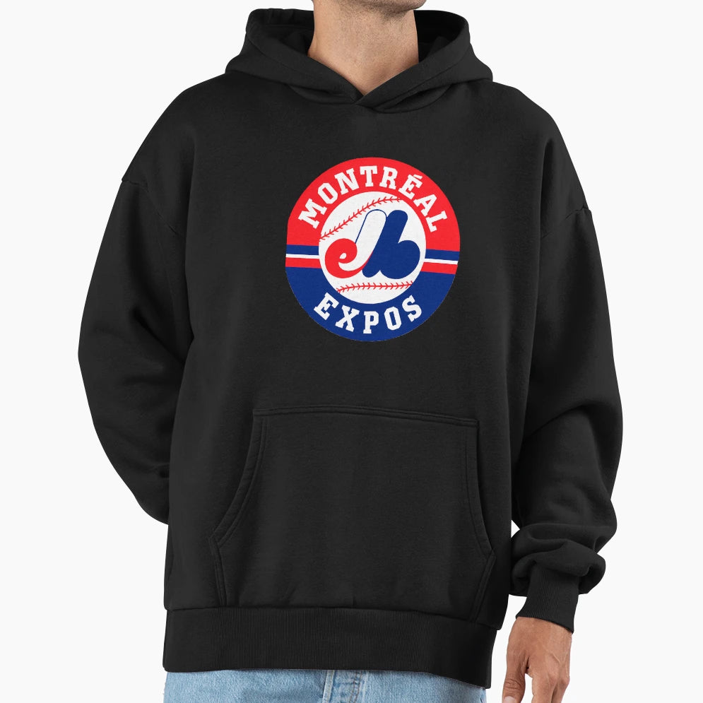 Mlb Logo Montreal Expos Hoodie - Streetwear Style for Adults - T-Shirt, Sweatshirt, Hoodie
