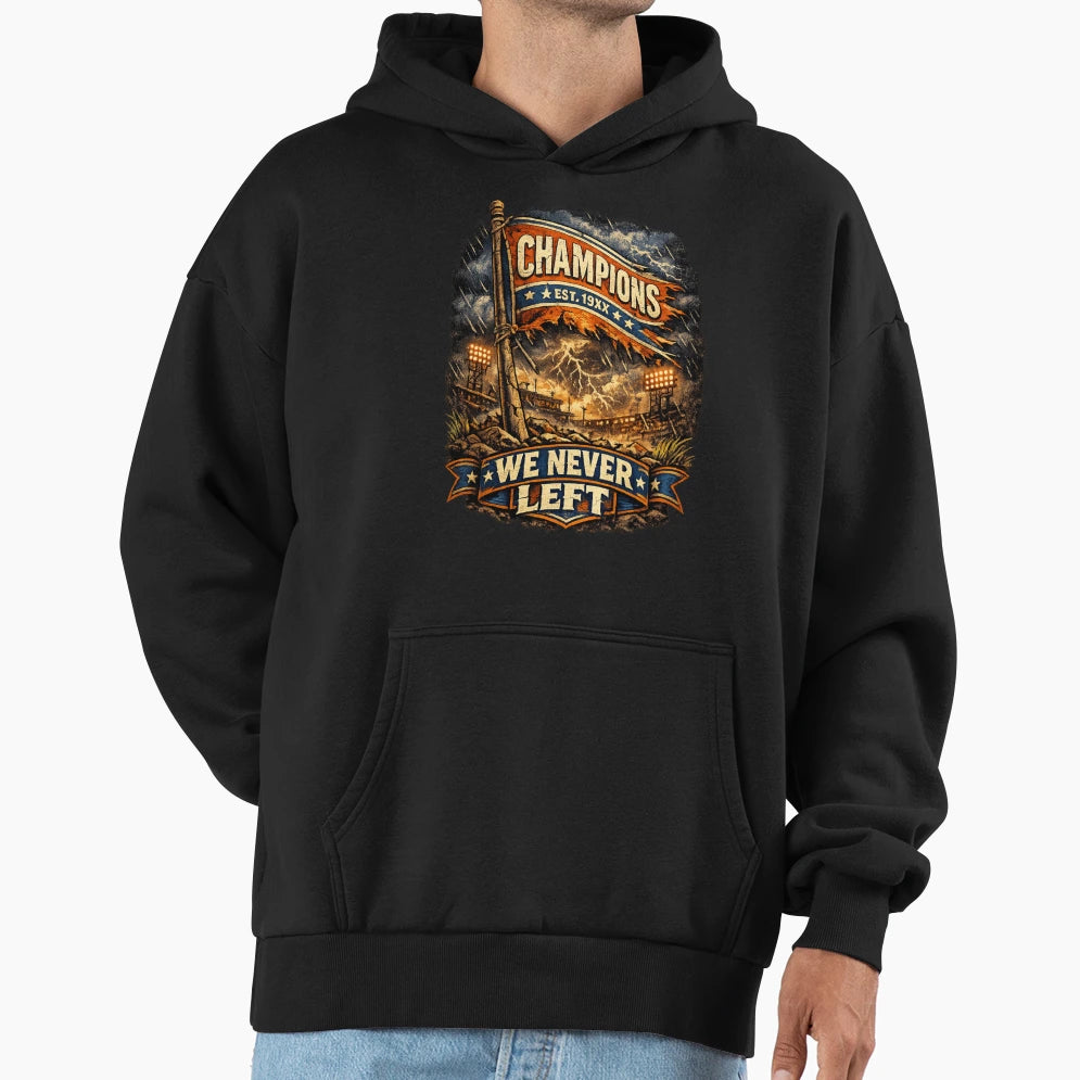New York Basketball We Never Left Hoodie - Streetwear Style Unisex - T-Shirt, Sweatshirt, Hoodie