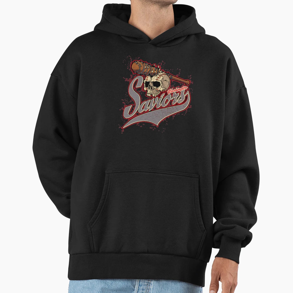 Washington Saviors Negan Lucille T-Shirt - Graphic Print Men Women - T-Shirt, Sweatshirt, Hoodie