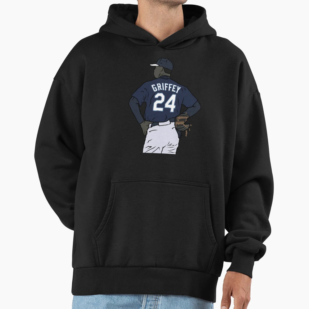 Ken Griffey Jr Back To Hoodie - Aesthetic Graphic for Adults - T-Shirt, Sweatshirt, Hoodie