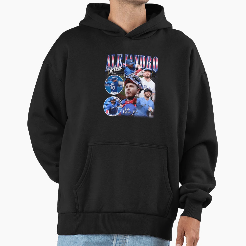 Alejandro Kirk Signature Bootleg Hoodie - Graphic Print Men Women - T-Shirt, Sweatshirt, Hoodie