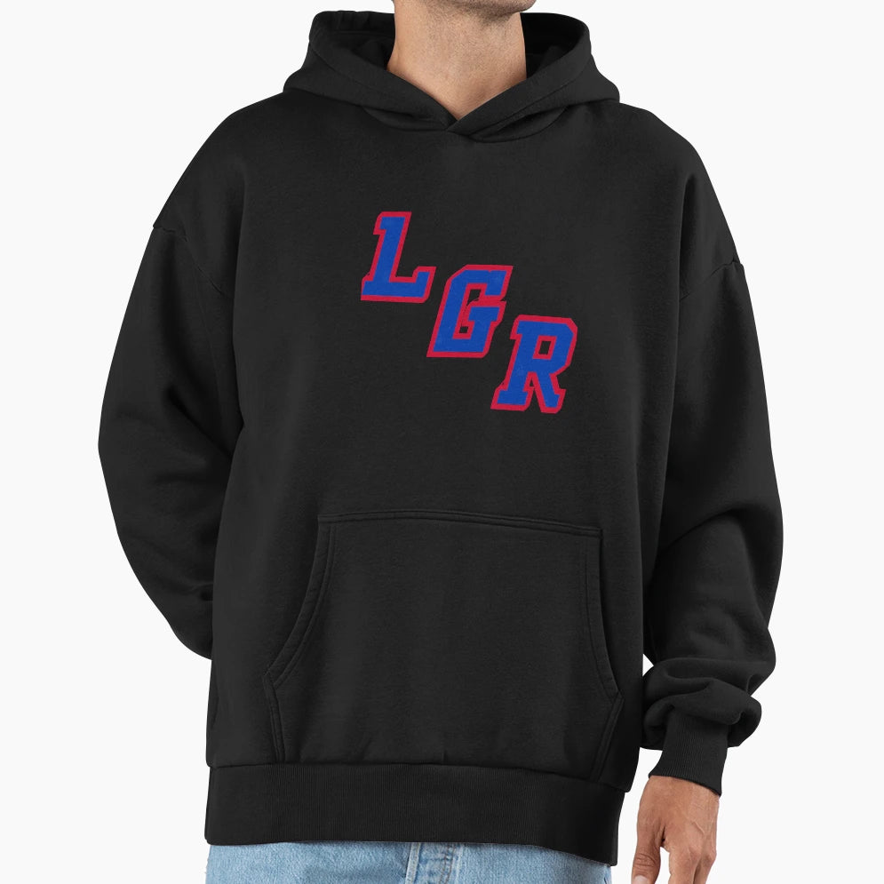 Lgr White Hoodie - Casual Everyday Wear Unisex - T-Shirt, Sweatshirt, Hoodie