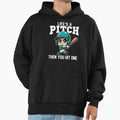 Lifes Pitch Then You Hit One Baseball Gift Hoodie - Graphic Print Men Women - T-Shirt, Sweatshirt, Hoodie