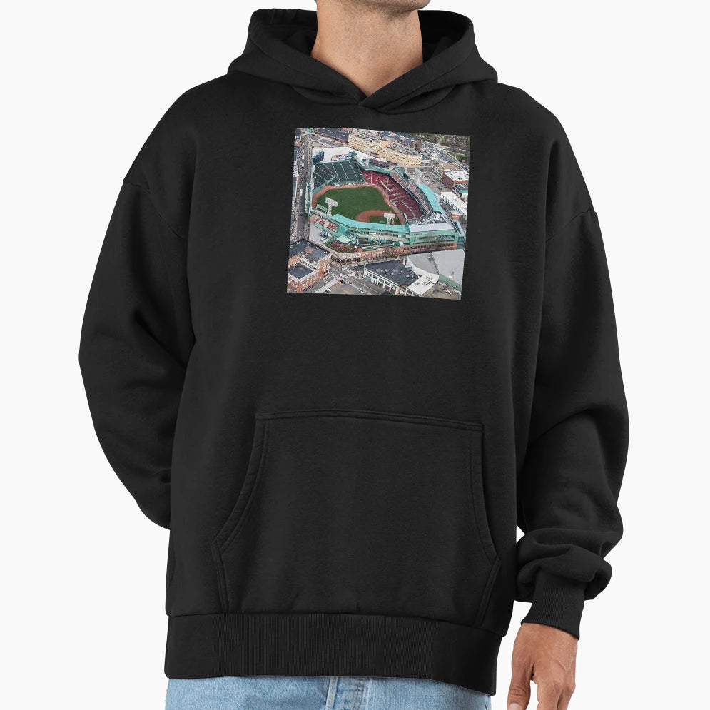 Boston Baseball Stadium Fenway Park Hoodie - Aesthetic Graphic Men Women - T-Shirt, Sweatshirt, Hoodie