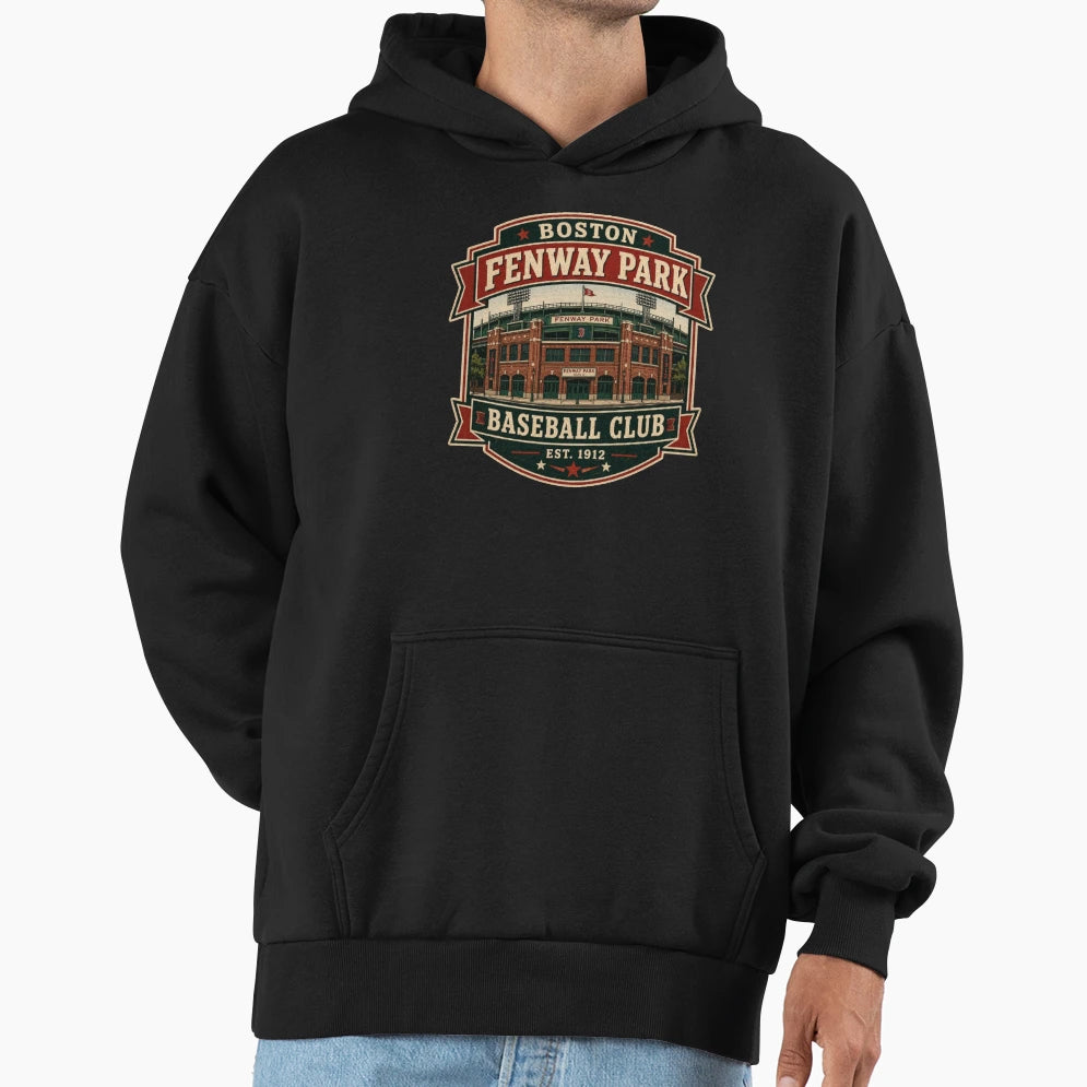 Boston Fenway Park Front Entrance T-Shirt - Aesthetic Graphic for Adults - T-Shirt, Sweatshirt, Hoodie