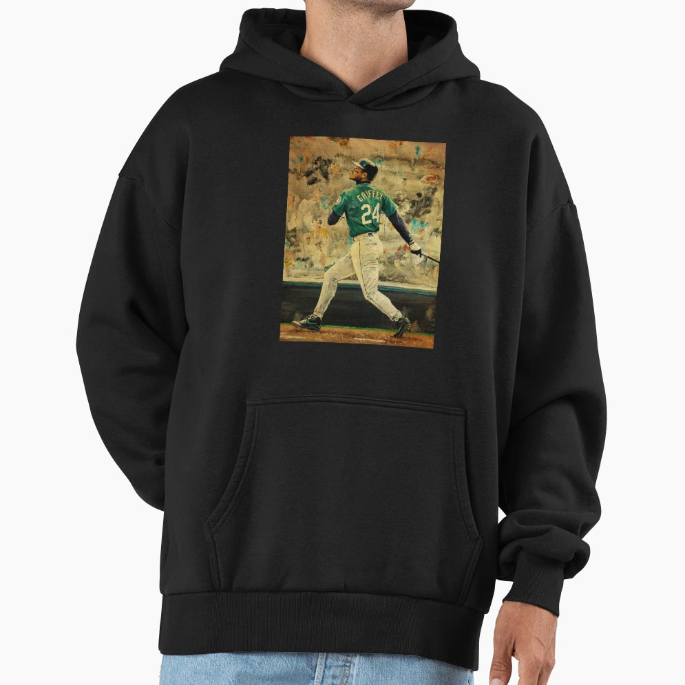 Ken Griffey Jr Retrocolor Hoodie - Streetwear Style Unisex - T-Shirt, Sweatshirt, Hoodie