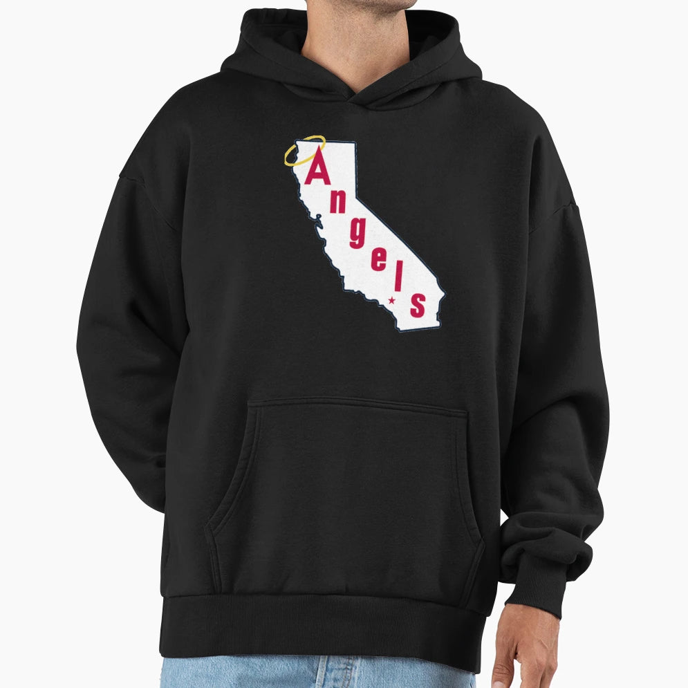 Throwback California Hoodie - Novelty Apparel Unisex - T-Shirt, Sweatshirt, Hoodie