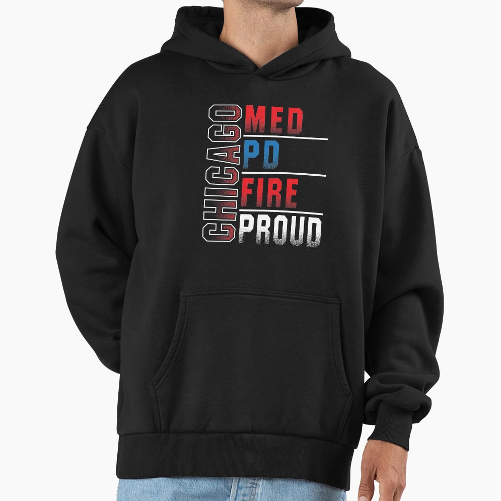 Chicago Med Chicago Pd Chicago Fire T-Shirt - Unique Graphic Unisex - T-Shirt, Sweatshirt, Hoodie