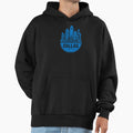 Dallas City Skyline Blue Hoodie - Aesthetic Graphic Unisex - T-Shirt, Sweatshirt, Hoodie