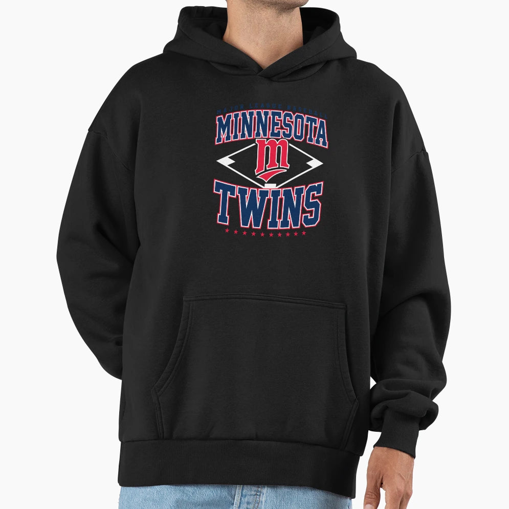 Minnesota Twins Major League Baseball Hoodie - Custom Art Print Unisex - T-Shirt, Sweatshirt, Hoodie