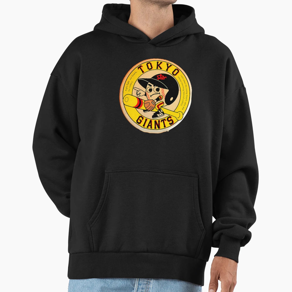 Tokyo Giants Japan Logo Hoodie - Aesthetic Graphic Men Women - T-Shirt, Sweatshirt, Hoodie